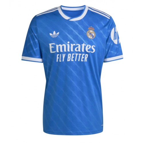 Lacne Muži Futbalové dres Real Madrid Endrick #9 2025-26 Krátky Rukáv - Tretina